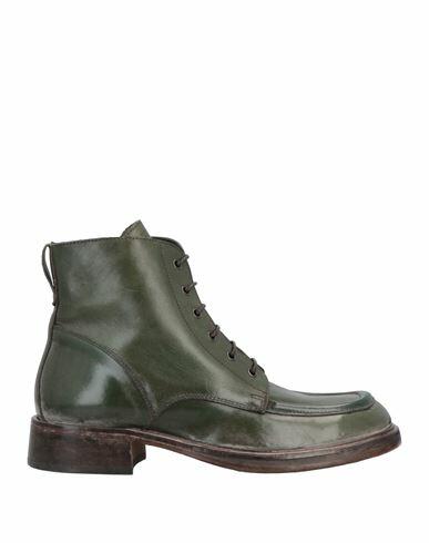 Moma Man Ankle boots Dark green Calfskin Cover