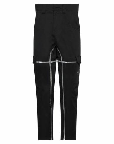 Ferrari Man Pants Black Cotton, Elastane Cover