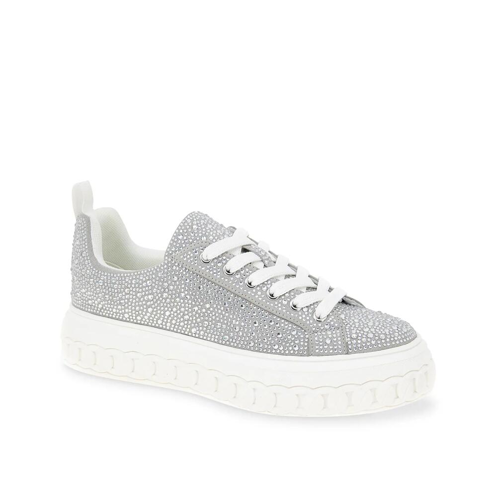 BCBGeneration Riso Platform Sneaker | Women's | Silver Rhinestone Cover