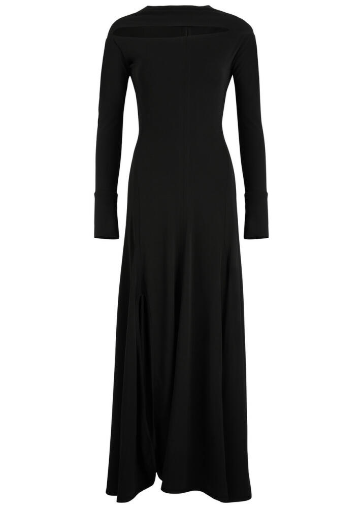 Victoria Beckham Cut-out Maxi Dress - Black Cover