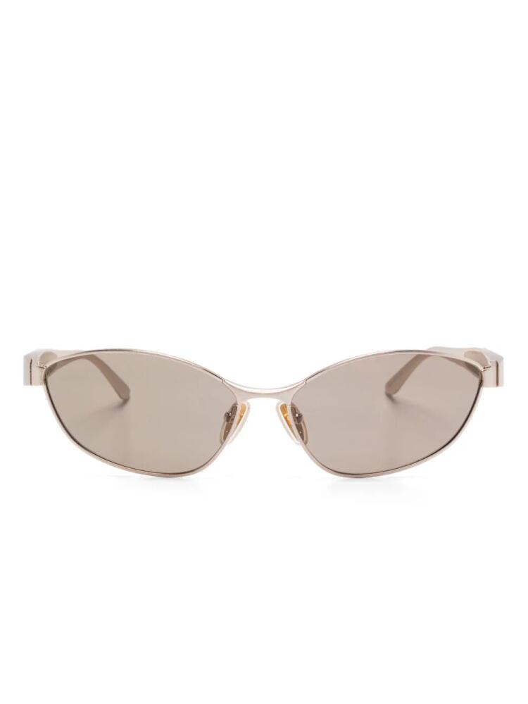 Balenciaga Eyewear oval-frame sunglasses - Gold Cover