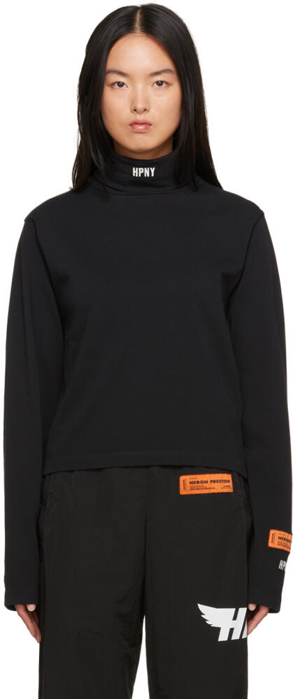 Heron Preston Black 'HPNY' Long Sleeve T-Shirt Cover