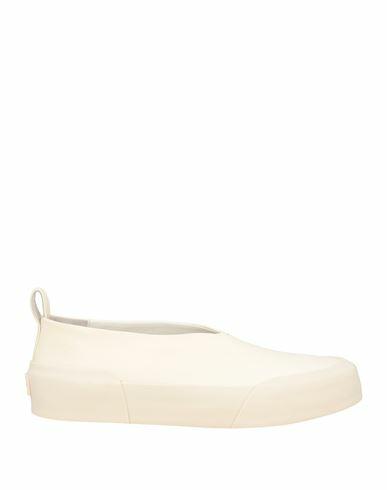 Jil Sander Man Sneakers Ivory Leather Cover