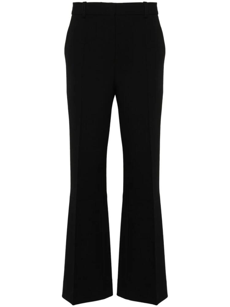 Victoria Beckham raised-seam flared trousers - Black Cover