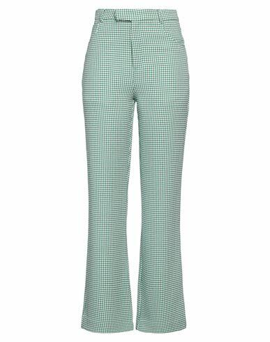 Isabelle Blanche Paris Woman Pants Green Polyester, Viscose, Elastane Cover