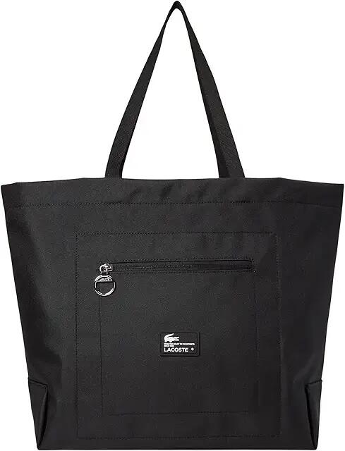 Lacoste Large Shopping Bag (Noir Patch) Handbags Cover