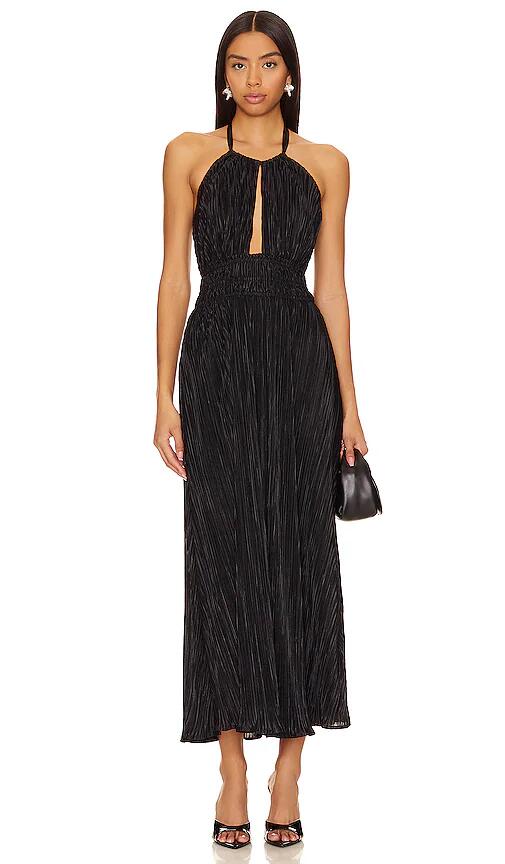 MINKPINK Gwen Midi Dress in Black Cover