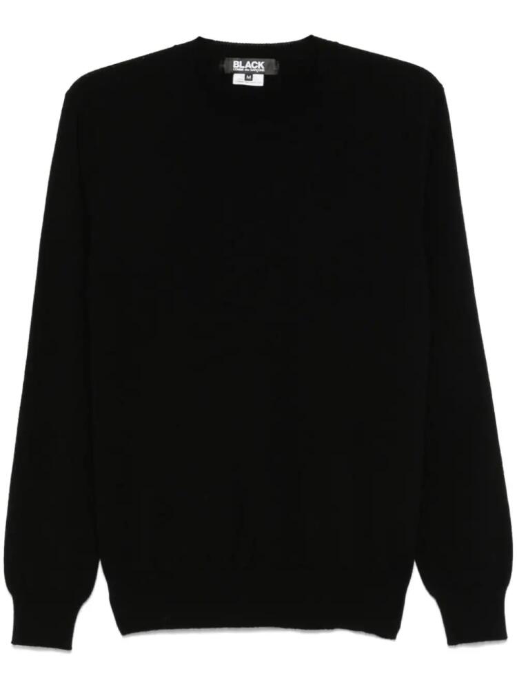 Black Comme Des Garçons wool sweater Cover