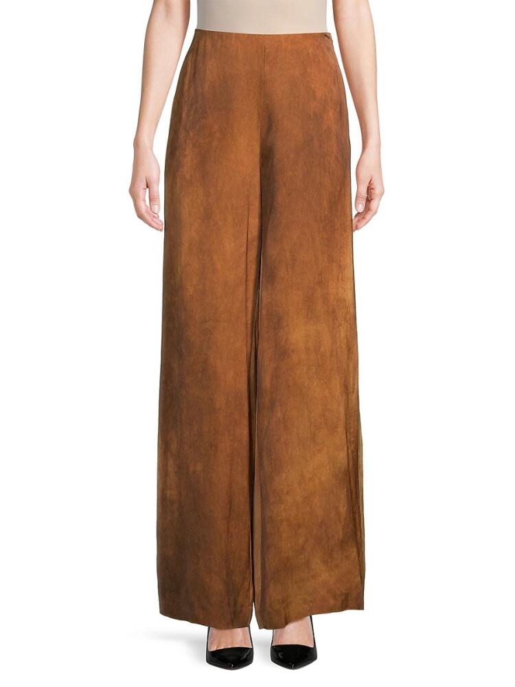 Kobi Halperin Women's Raquel Dyed Wide Leg Pants - Honey Cover