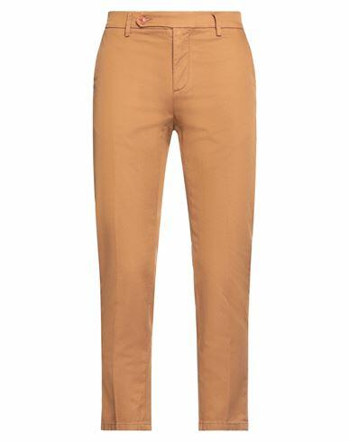 Teleria Zed Man Pants Camel Linen, Cotton, Elastane Cover