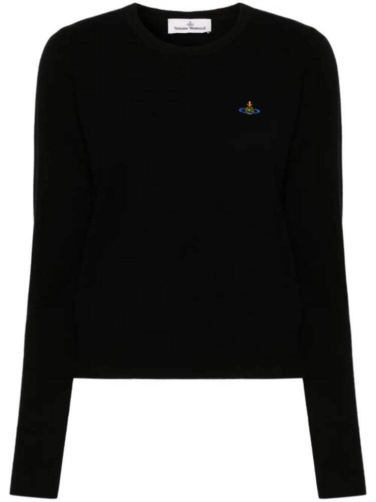 Vivienne Westwood Orb-embroidered jumper - Black Cover