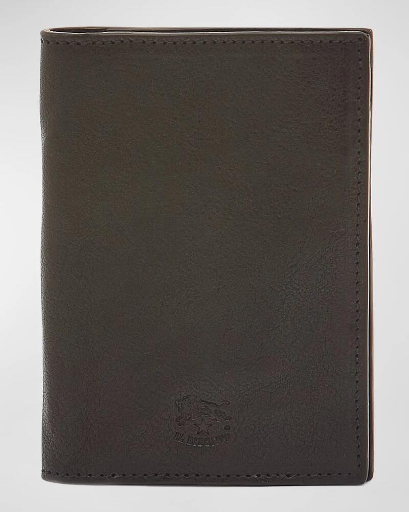 Il Bisonte Men's Cestello Medium Vertical Bifold Wallet Cover