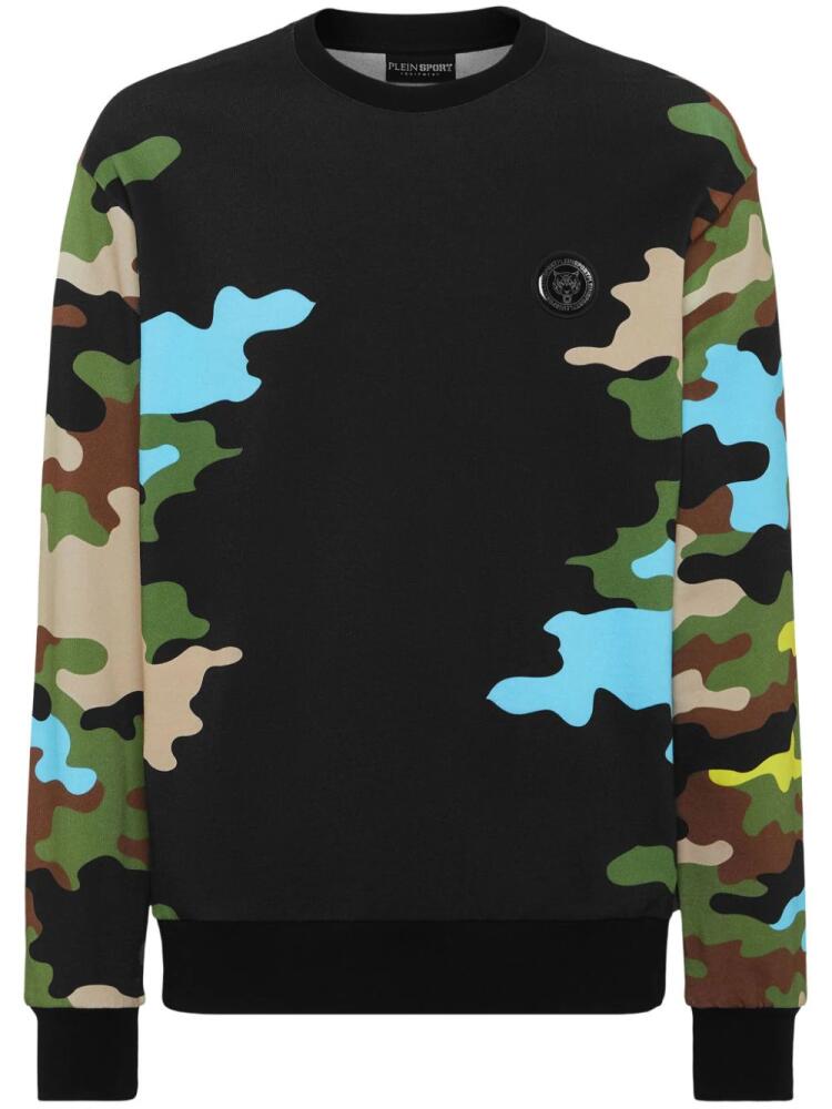 Plein Sport Camouflage long-sleeve sweatshirt - Black Cover