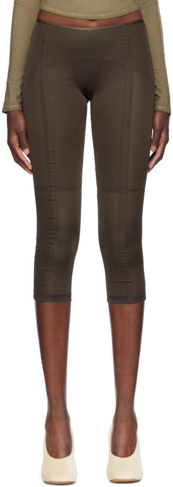 KNWLS Brown Grace Capri Leggings Cover