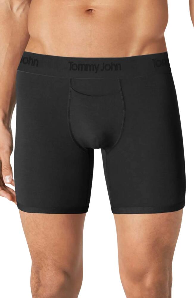 Tommy John 2-Pack Second Skin 6-Inch Boxer Briefs in Black/Black Cover