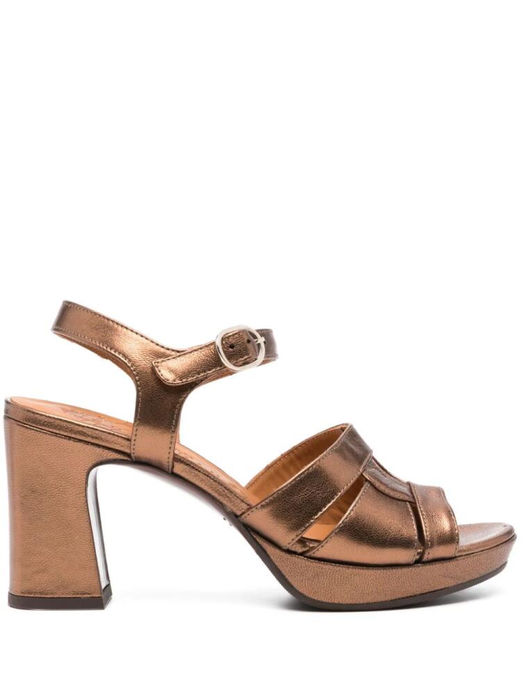 Chie Mihara Kekol 85mm leather sandals - Brown Cover