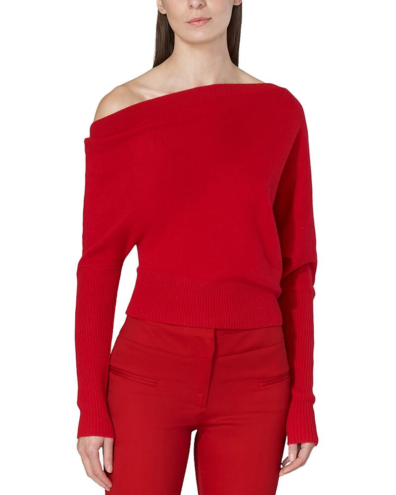 Altuzarra Cashmere Off-the-Shoulder Sweater Cover