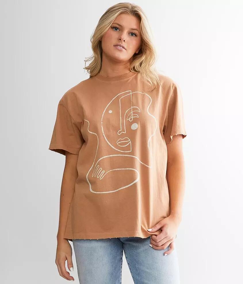 Modish Rebel Abstract Drawing T-Shirt Cover