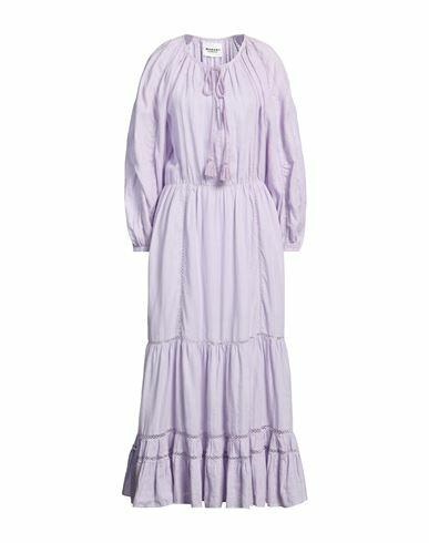 Marant Étoile Woman Maxi dress Lilac Cotton, Linen, Viscose Cover