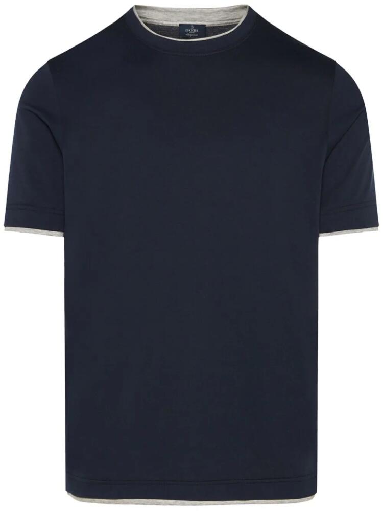 Barba cotton t-shirt - Blue Cover