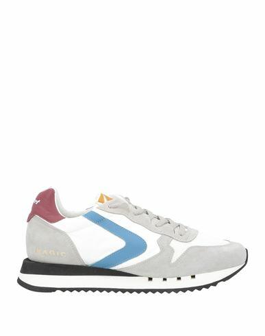 Valsport Man Sneakers White Textile fibers, Soft Leather Cover