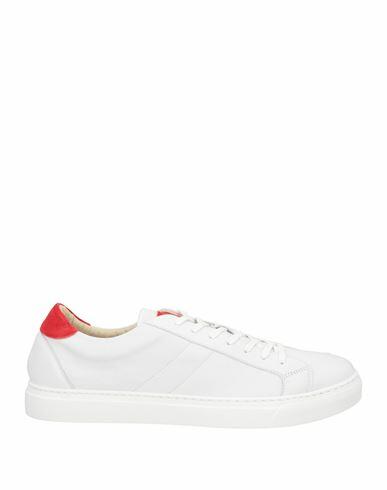 Andrea Ventura Firenze Man Sneakers White Leather Cover