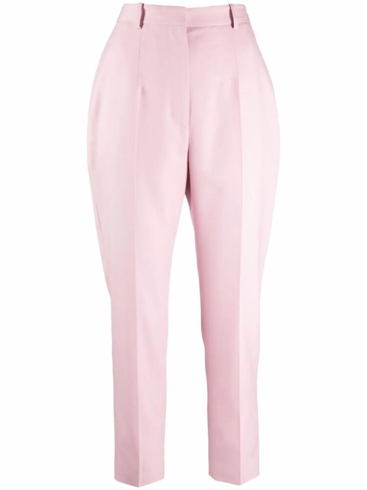 Alexander McQueen cropped tailored trousers - Pink Cover