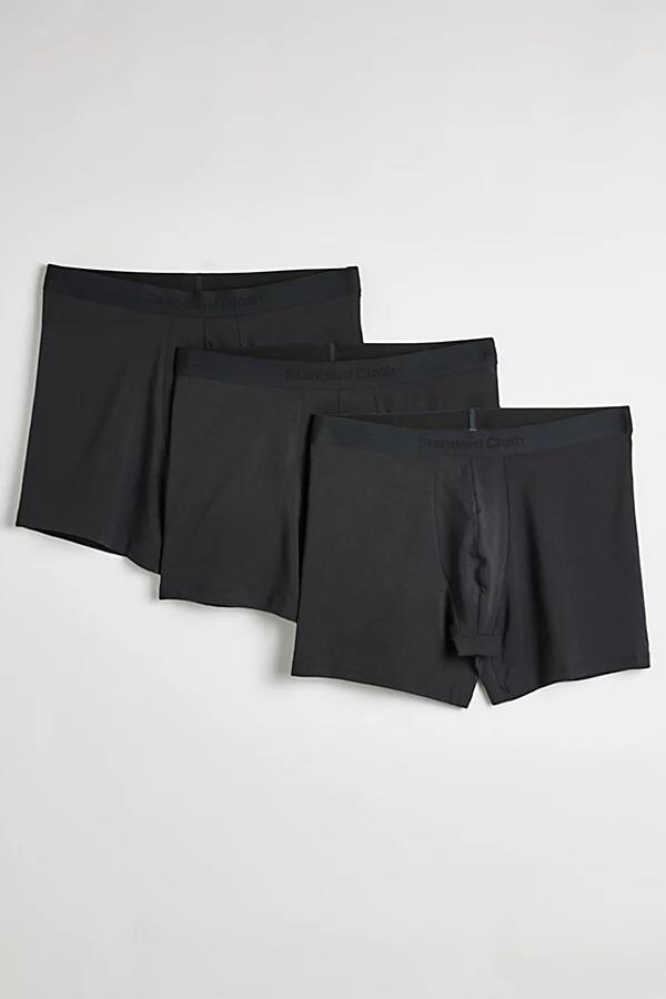 Standard Cloth Cotton Boxer Brief 3-Pack in Black Cover