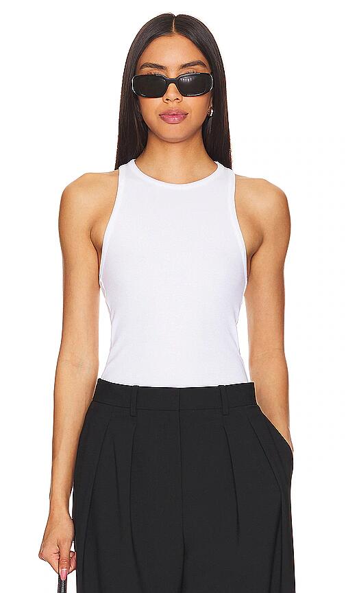 REMAIN Knotted Back Top in White Cover