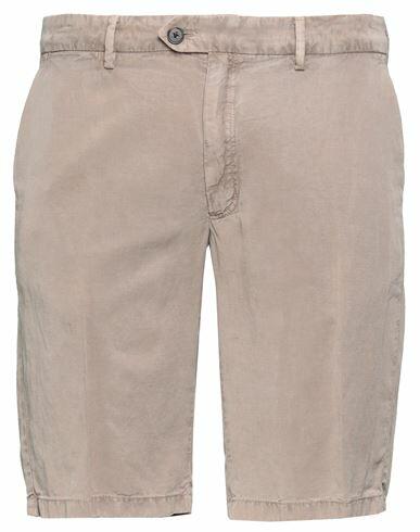 Seventy Sergio Tegon Man Shorts & Bermuda Shorts Dove grey Lyocell, Linen, Cotton Cover