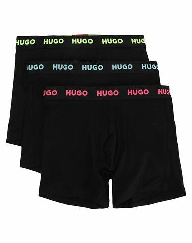 Hugo Man Boxer Black Cotton, Elastane Cover