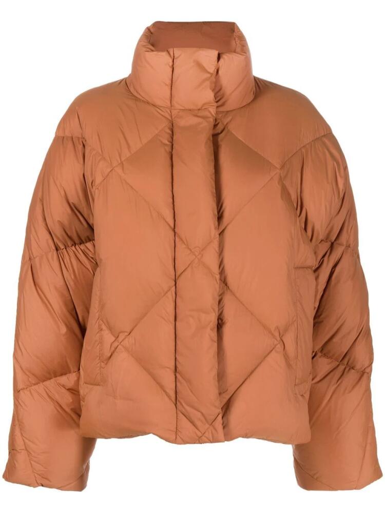 STAND STUDIO Aina quilted down-filled jacket - Brown Cover