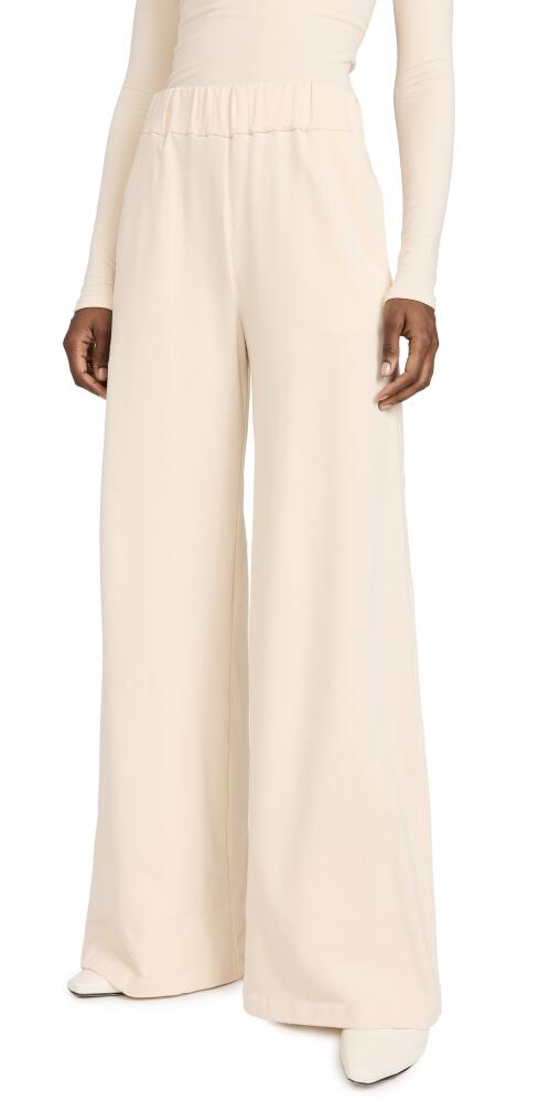 SPRWMN Wide Leg Trousers Ecru Cover