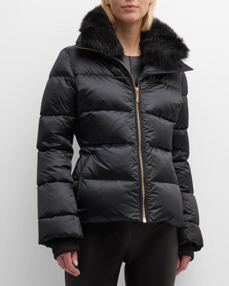 Gorski Apres-Ski Jacket with Detachable Toscana Lamb Collar Cover