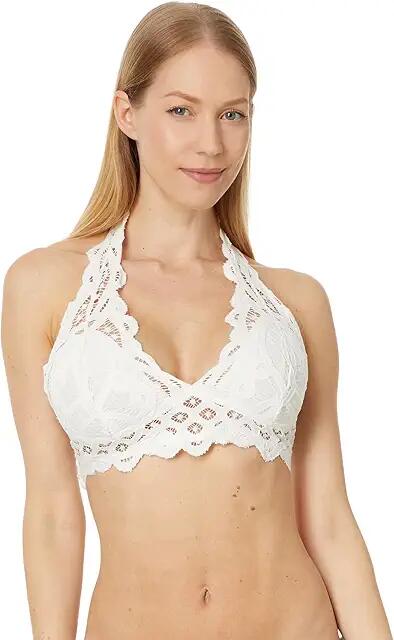 Free People Adella Halter Bra (Ivory) Women's Bra Cover