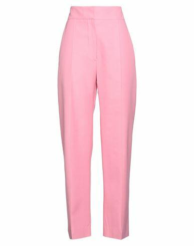 Patou Woman Pants Pink Cotton, Wool Cover