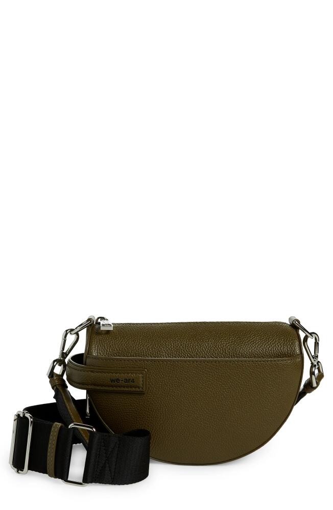 WE-AR4 The Half Moon Crossbody Bag in Olive Cover