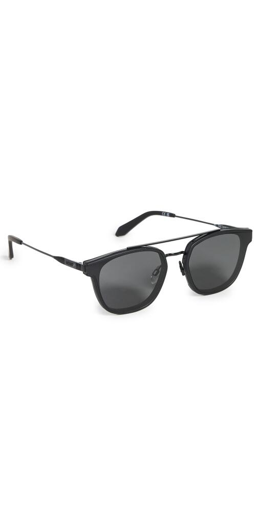 Quay Getaway P Sunglasses Matte Black/Black Polarized Cover