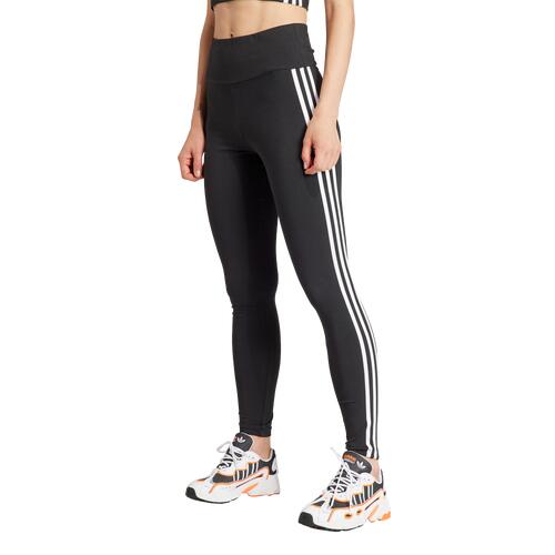 adidas Originals 3 Stripe Leggings - Womens Black/White Cover