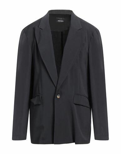 Takeshy Kurosawa Man Blazer Black Viscose, Polyester Cover