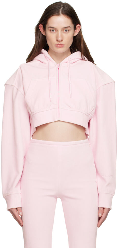 Alexander Wang Pink Padded Hoodie Cover