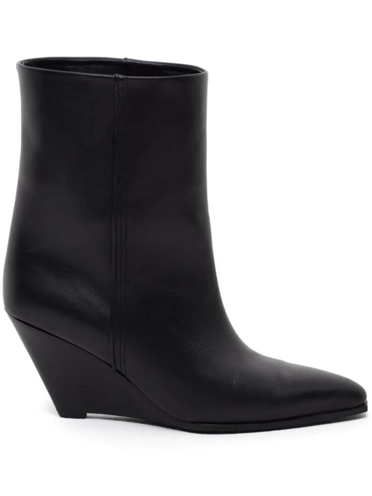 Closed Wedge boots - Black Cover