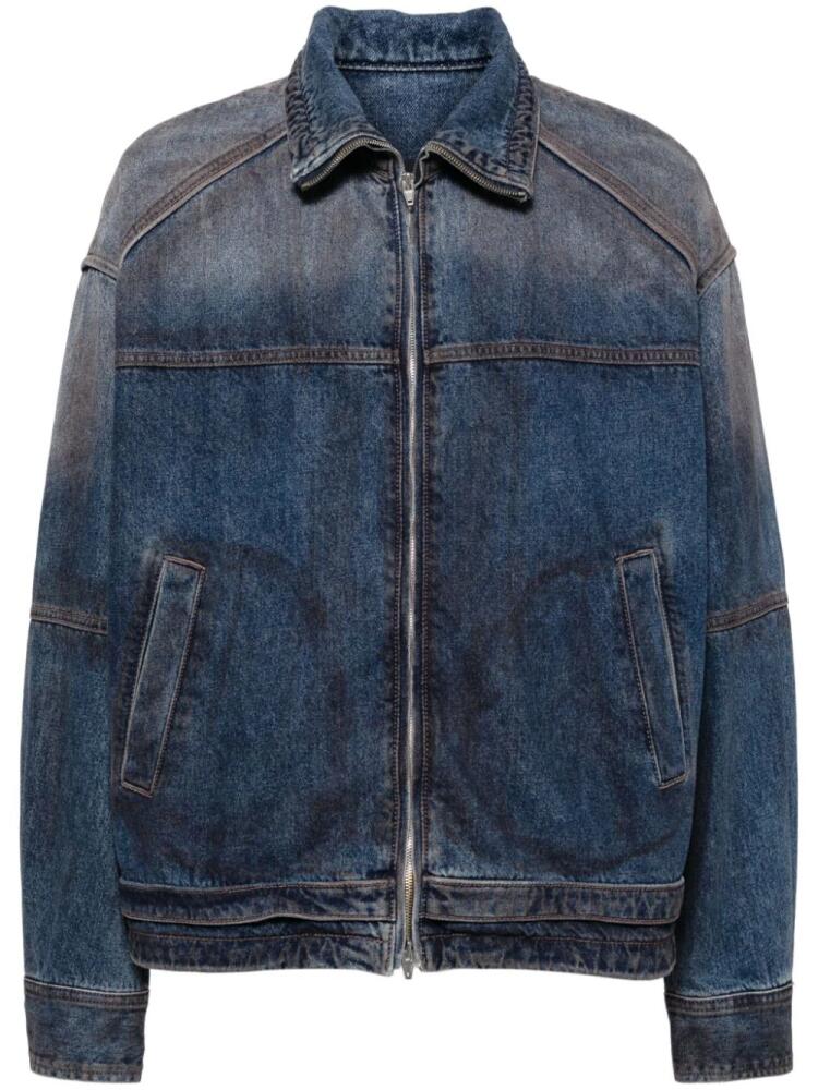 Juun.J washed denim jacket - Blue Cover