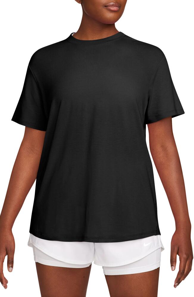 Nike One Relaxed Dri-FIT T-Shirt in Black/Black Cover