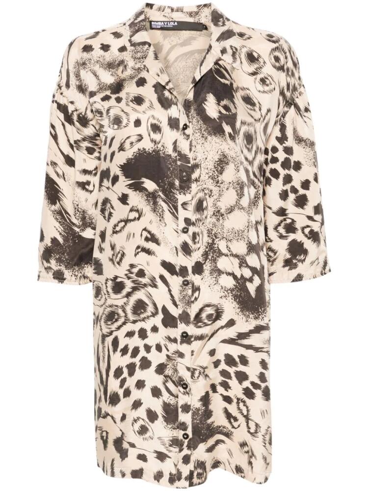 Bimba y Lola animal-print shirt - Brown Cover