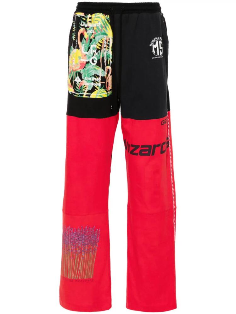 Marine Serre Regenerated Graphic T-Shirt track pants - Red Cover