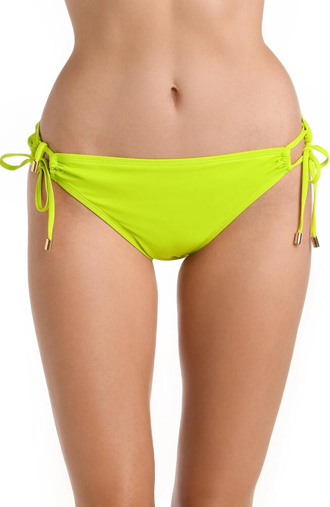 La Blanca Island Goddess Hipster Bikini Bottoms in Bright Lime Cover