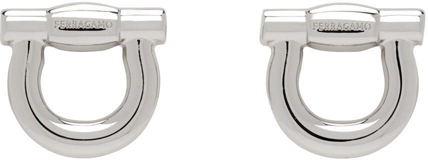 Ferragamo Silver Gancini Cuff Links Cover