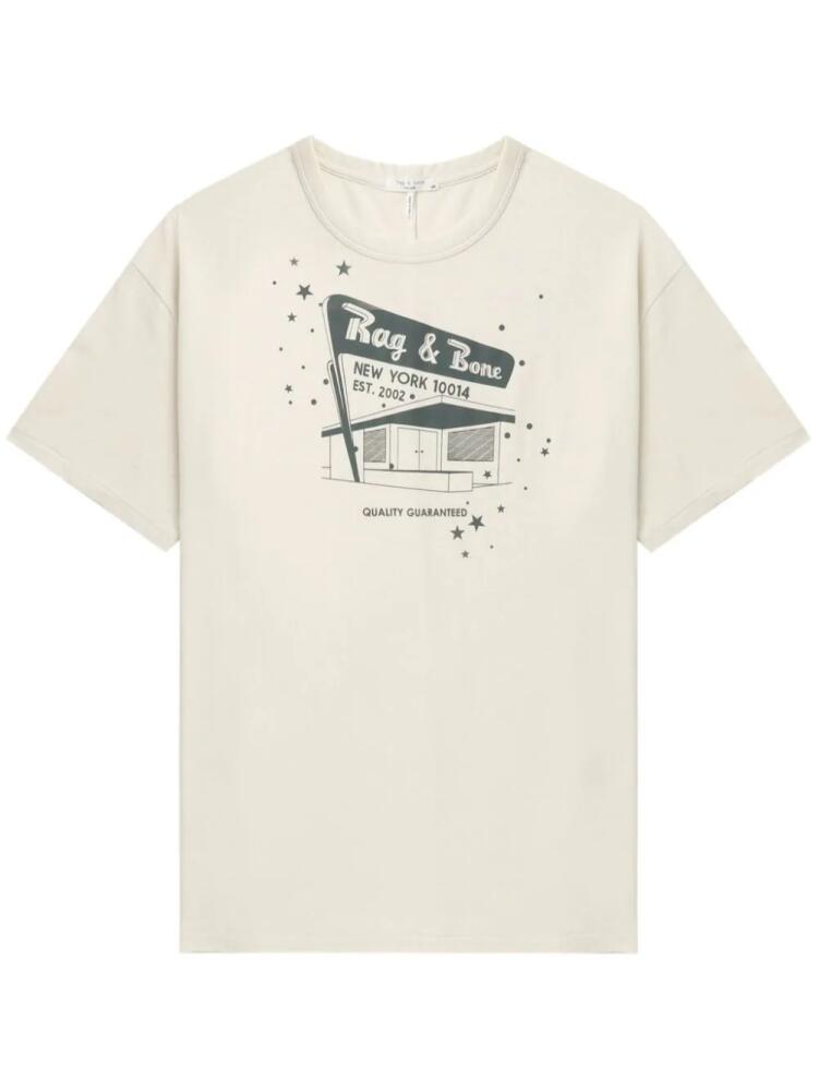 rag & bone graphic-print t-shirt - Neutrals Cover