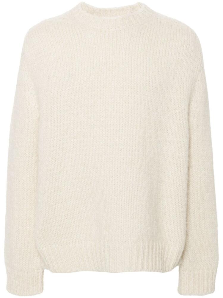 Jil Sander crew-neck sweater - White Cover